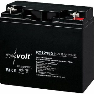 Batterie au plomb 12 V / 18 Ah avec borne à vis M5 - 216 Wh